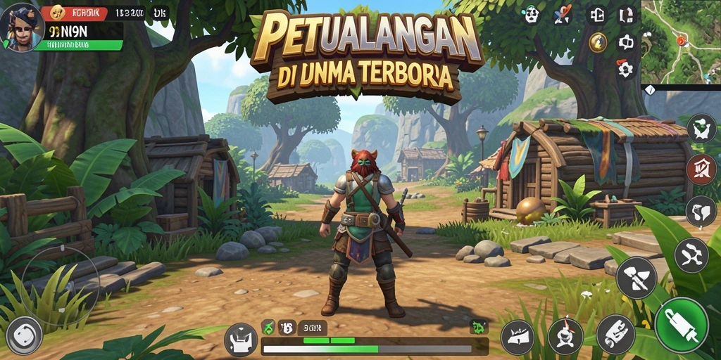 Gameplay <strong>9N9N</strong> yang seru dan menantang di dunia petualangan.