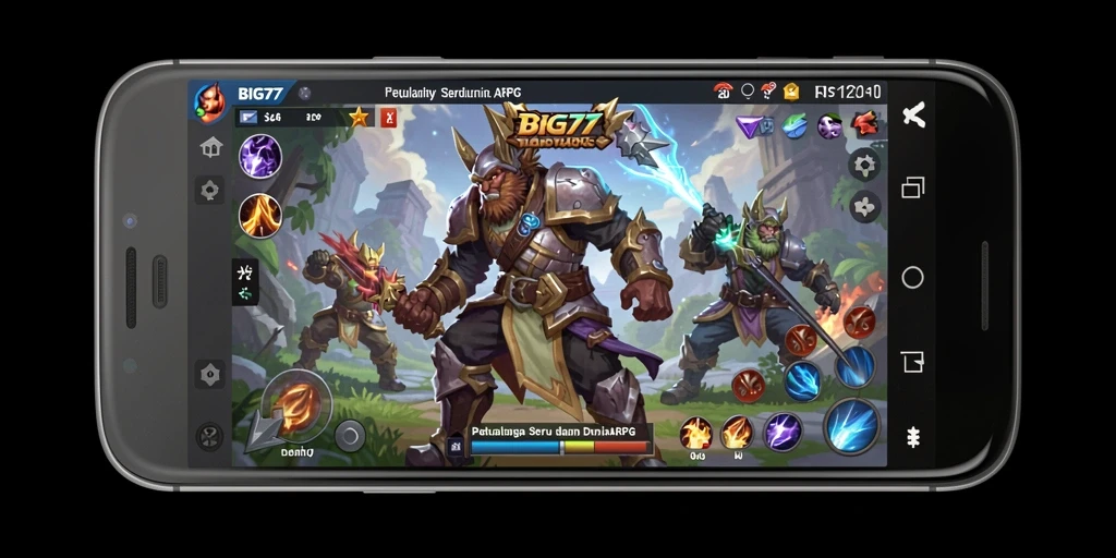 Gameplay epik dengan aksi seru dalam <strong>BIG77</strong>.