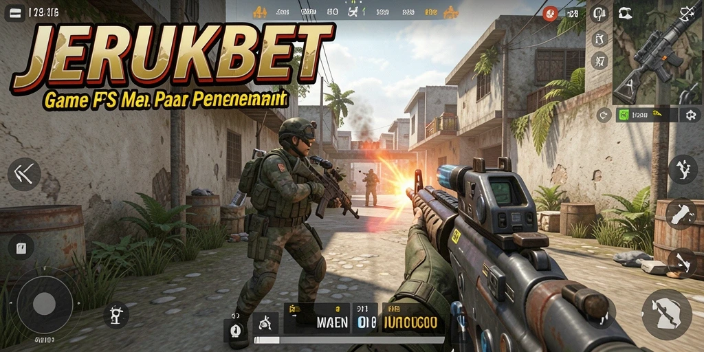 Tampilan gameplay JERUKBET: aksi mendebarkan di setiap sudut.