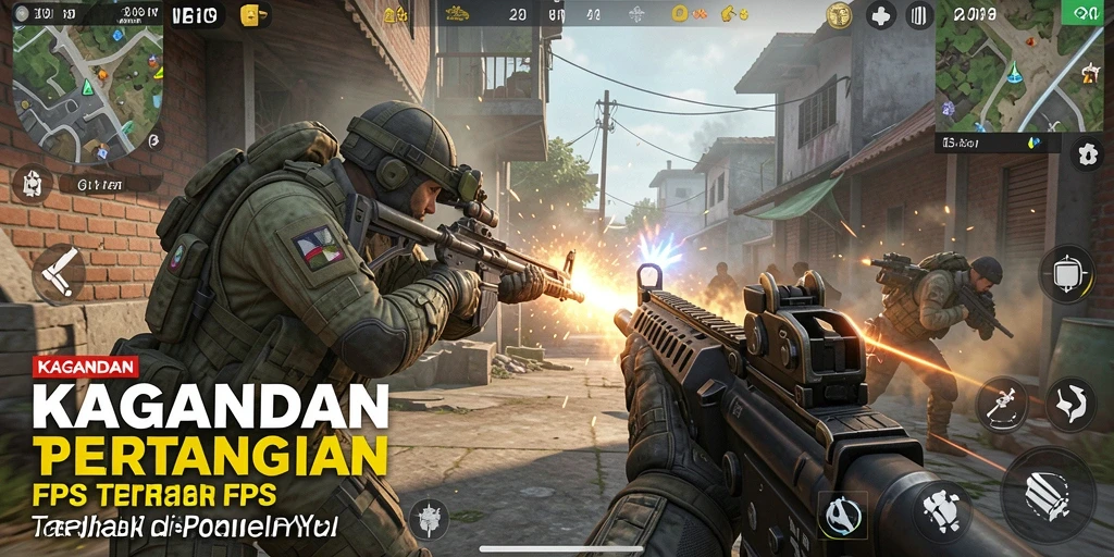Screenshot menunjukkan aksi intens dari gameplay KAGANDAN.
