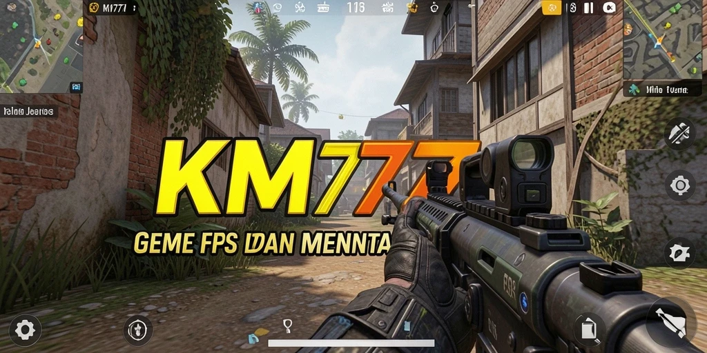 Tampilan gameplay KM777 dengan aksi tembak-menembak yang mendebarkan.