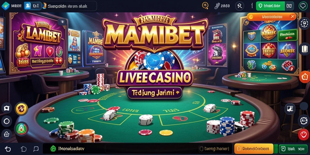 Tampilan gameplay Live Casino yang seru dan interaktif di MAMIBET.