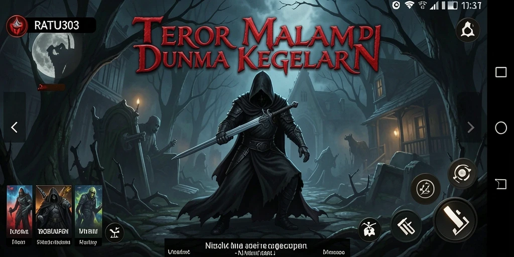 Tampilkan gameplay menyeramkan RATU303 yang penuh ketegangan.