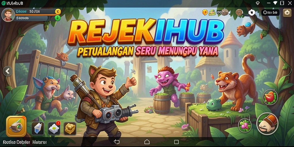 Tampilan gameplay petualangan seru di REJEKIHUB.