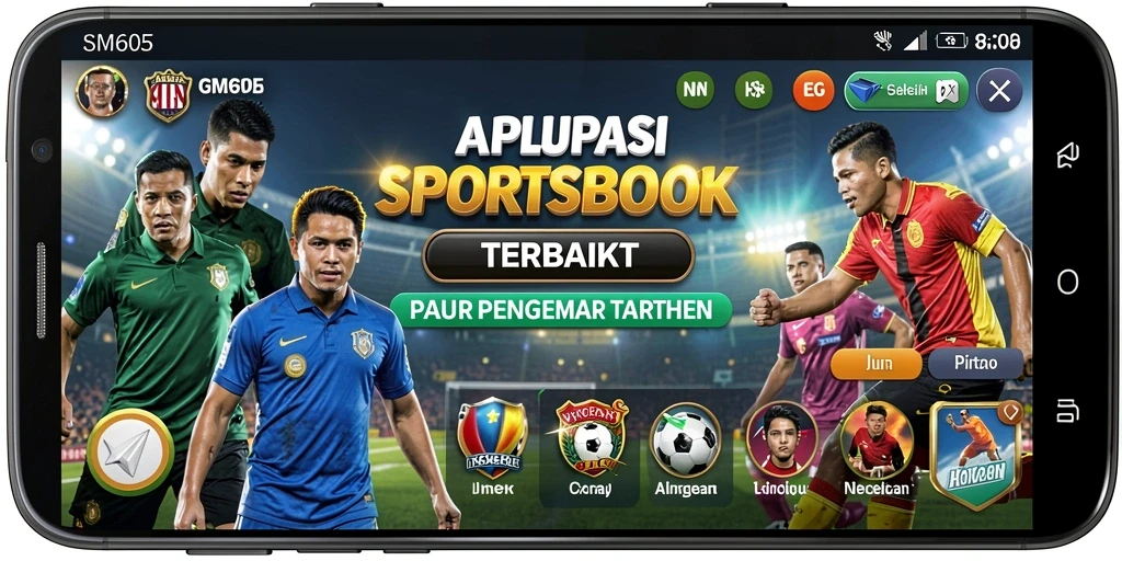 Tampilan gameplay menarik dari aplikasi sportsbook SM605.