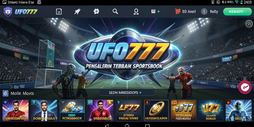 Tampilan menarik dari gameplay sportsbook di UFO777.