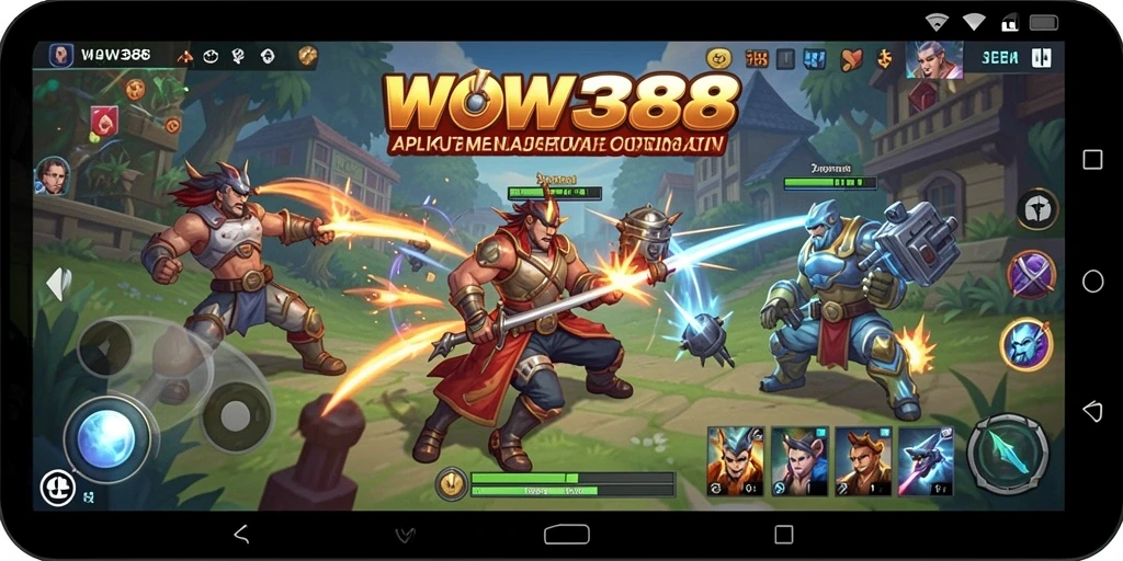 Tampilan aplikasi WOW388 dengan fitur pengoptimalan yang efektif.