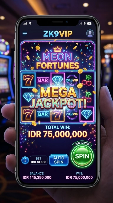 Tampilan antarmuka zk9vip yang sederhana dan intuitif.